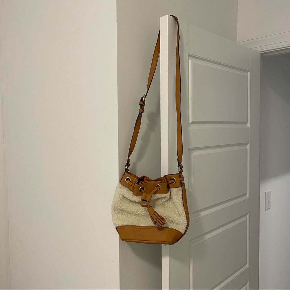 Adam Lippes for Target Faux Shearling Winter Bucket Bag